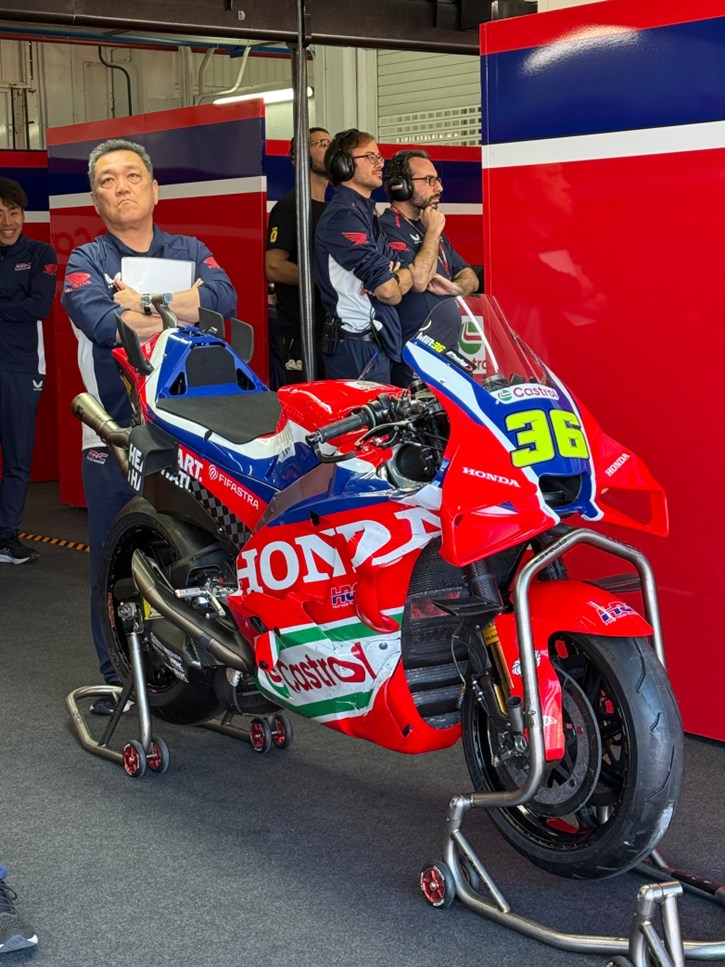 H Honda είχε τις αλλαγές που δοκίμασε στον Αγώνα ο Aleix Espargaro